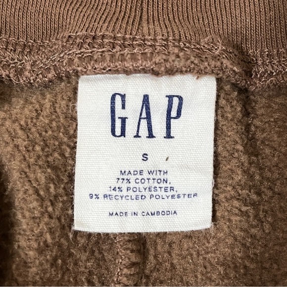 GAP Mens Heritage Logo Tapered Leg Jogger Light/Med Brown Size Small - Picture 4 of 9